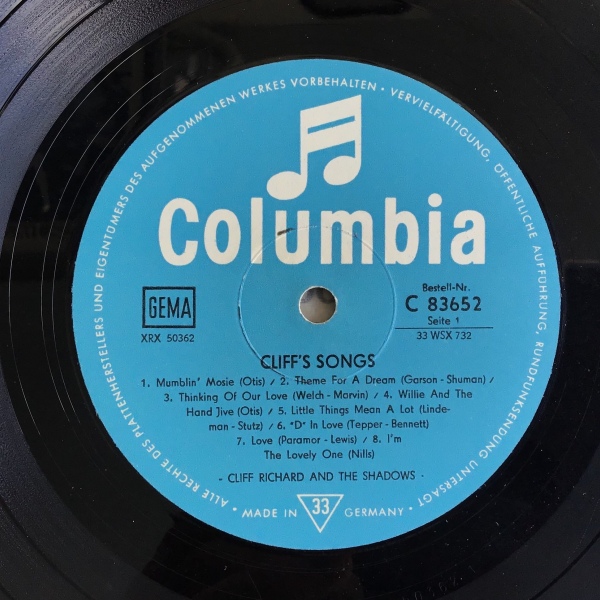 cliff songs