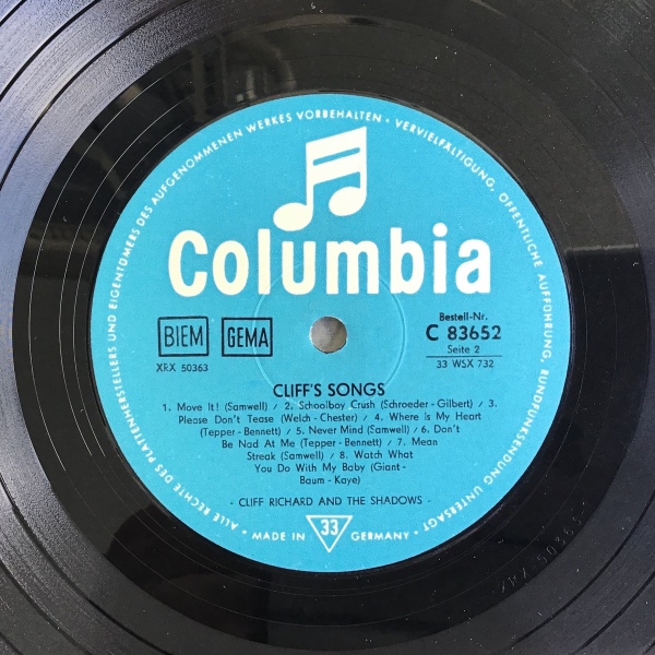 cliff songs